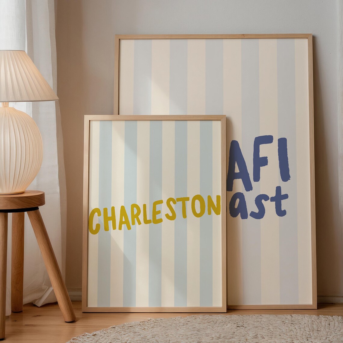 Charleston Vertical Illustration Art Print - Image 2