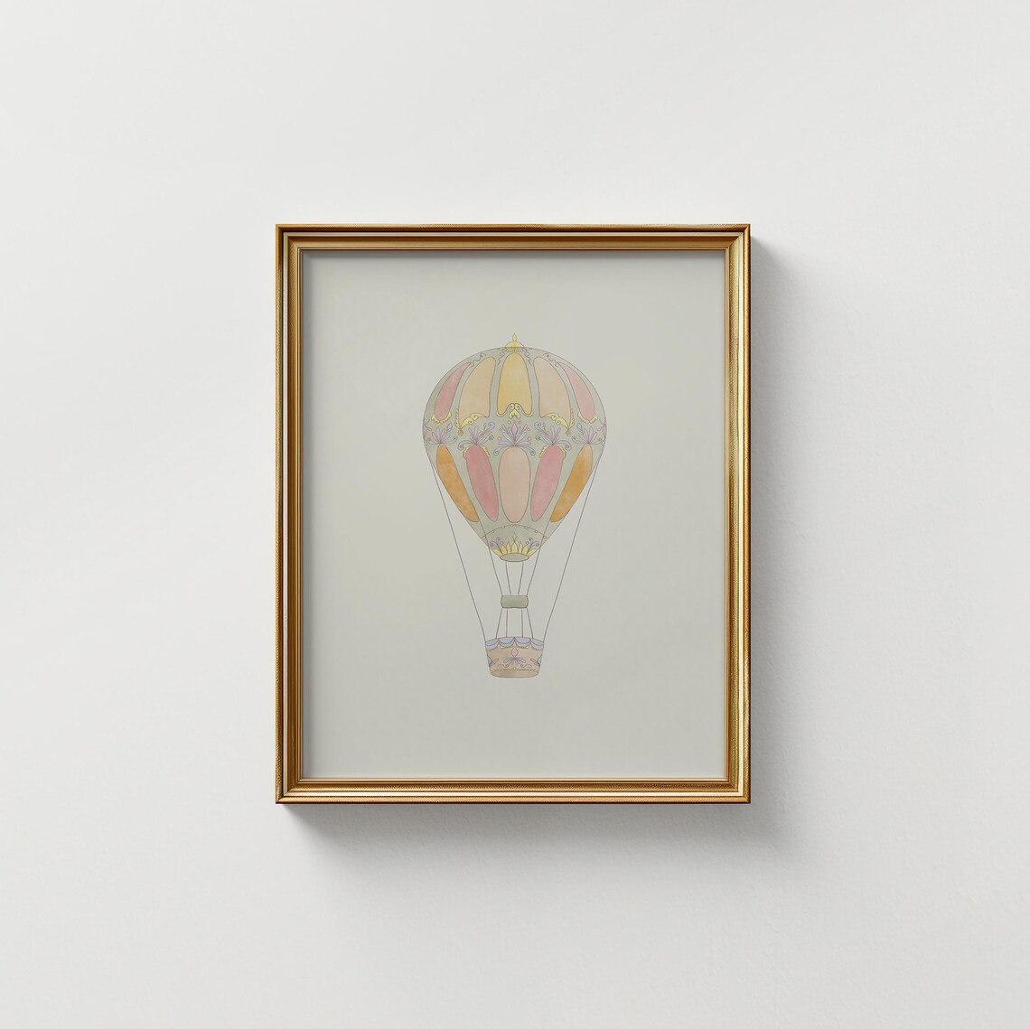 Vintage Balloon Print, Abstract Botanical Art Print - Image 5