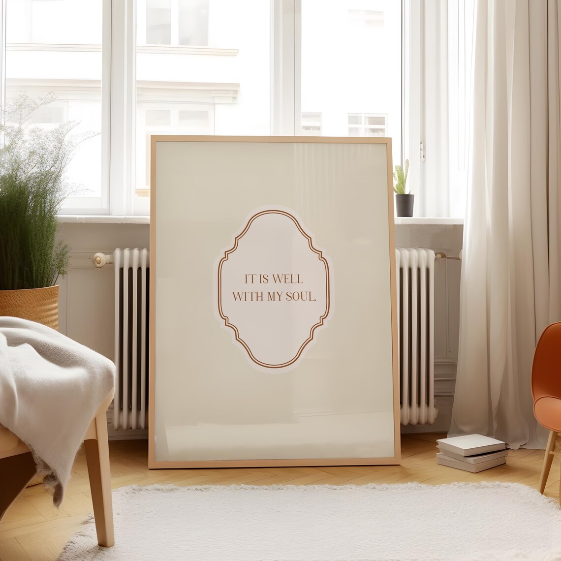 It Is Well With My Soul Illustration, Wall Art - Image 4