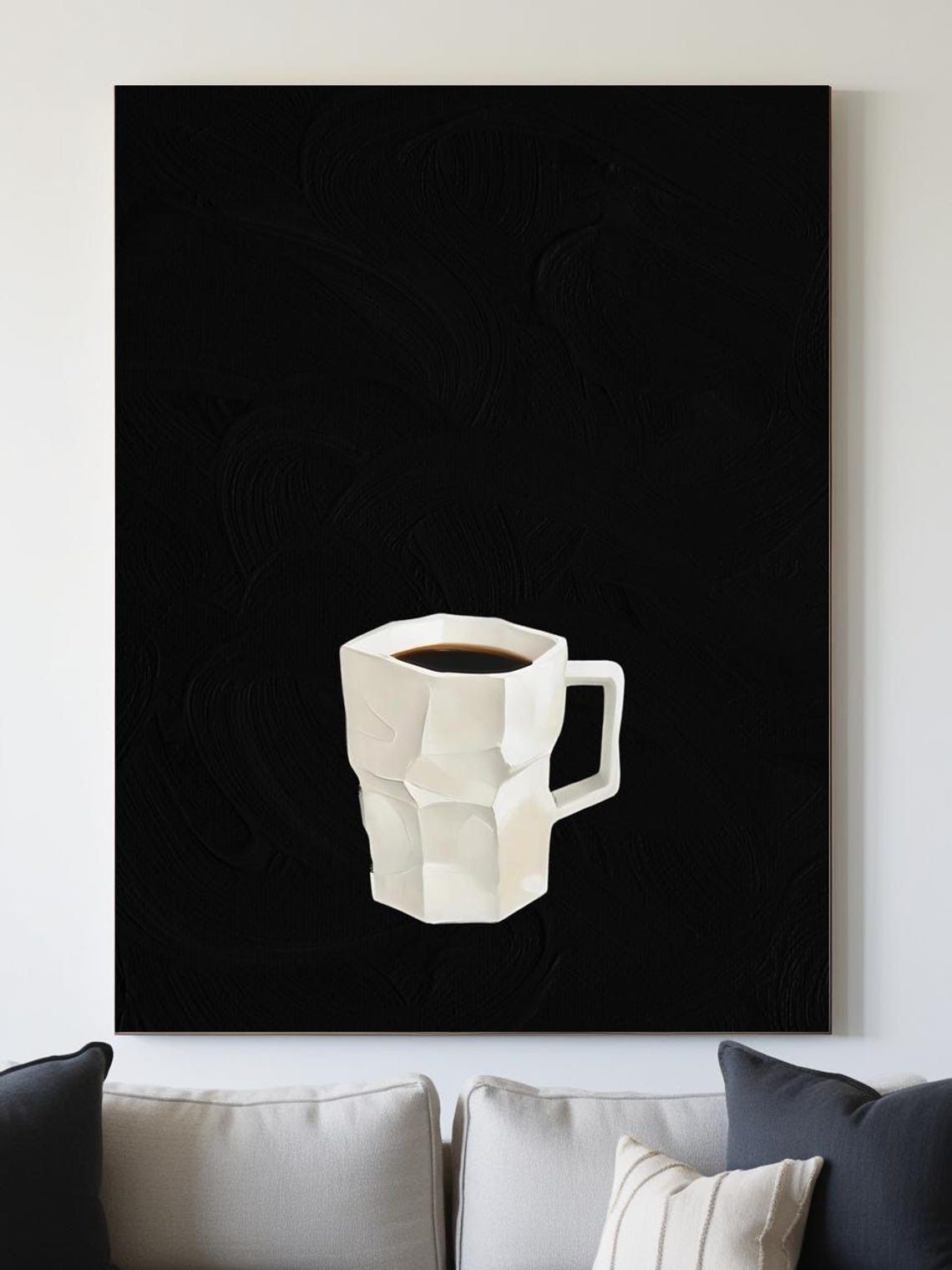 Modern Coffee Bar Print, Minimalist Wabi Sabi - Image 3