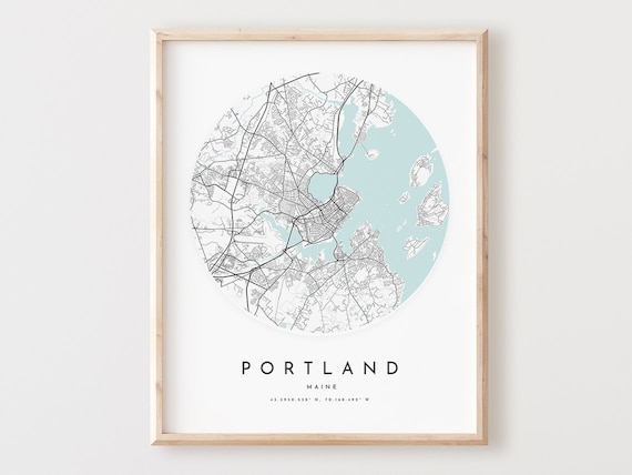 Hickory Nc Map Print Modern City Street Art