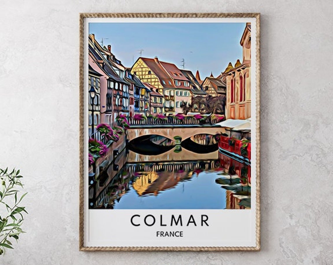 Colmar Print Colmar Art France Print Colmar Wall Art France Art France Wall Art Colmar Poster France Gift Colmar Gift Travel Gift - Image 2
