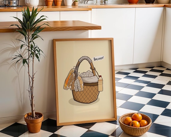 Philippines Poster Filipino Balut Penoy Basket Printable Art Pinoy Street Food Vendorgift For Friend Home And Kitchen