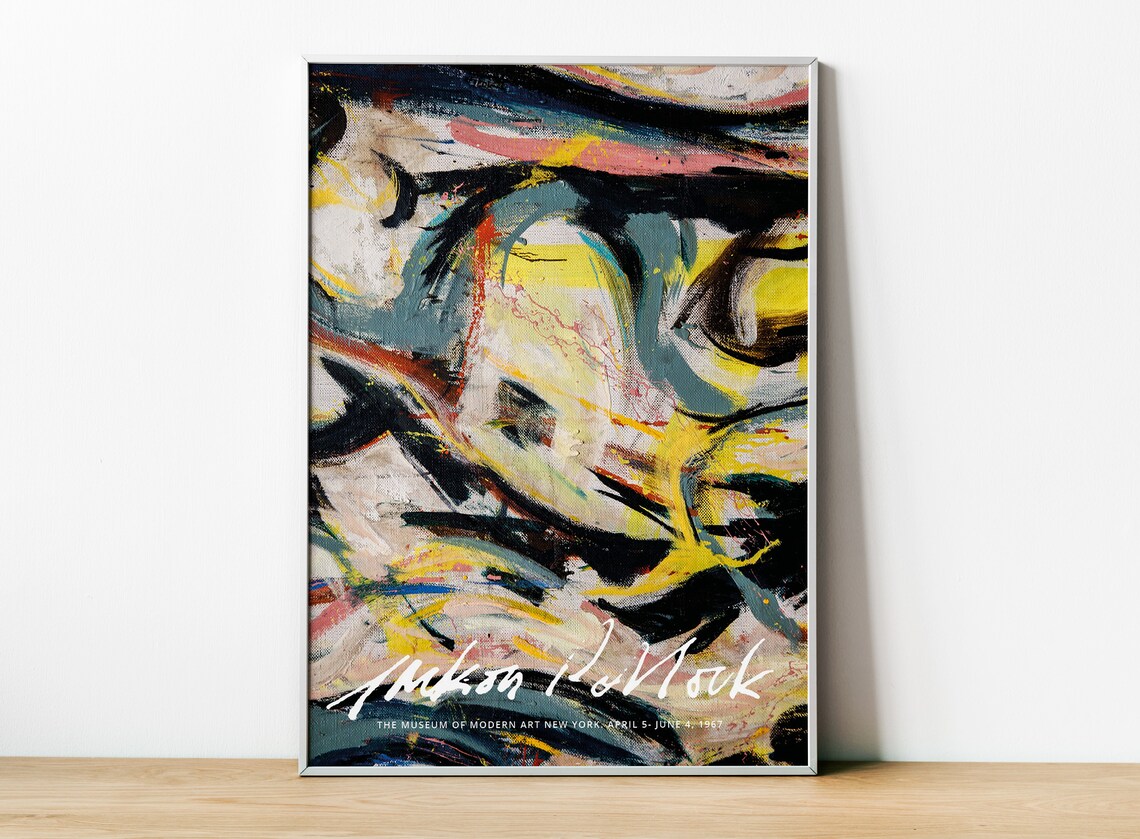 Jackson Pollock Abstract Expressionism Art Print