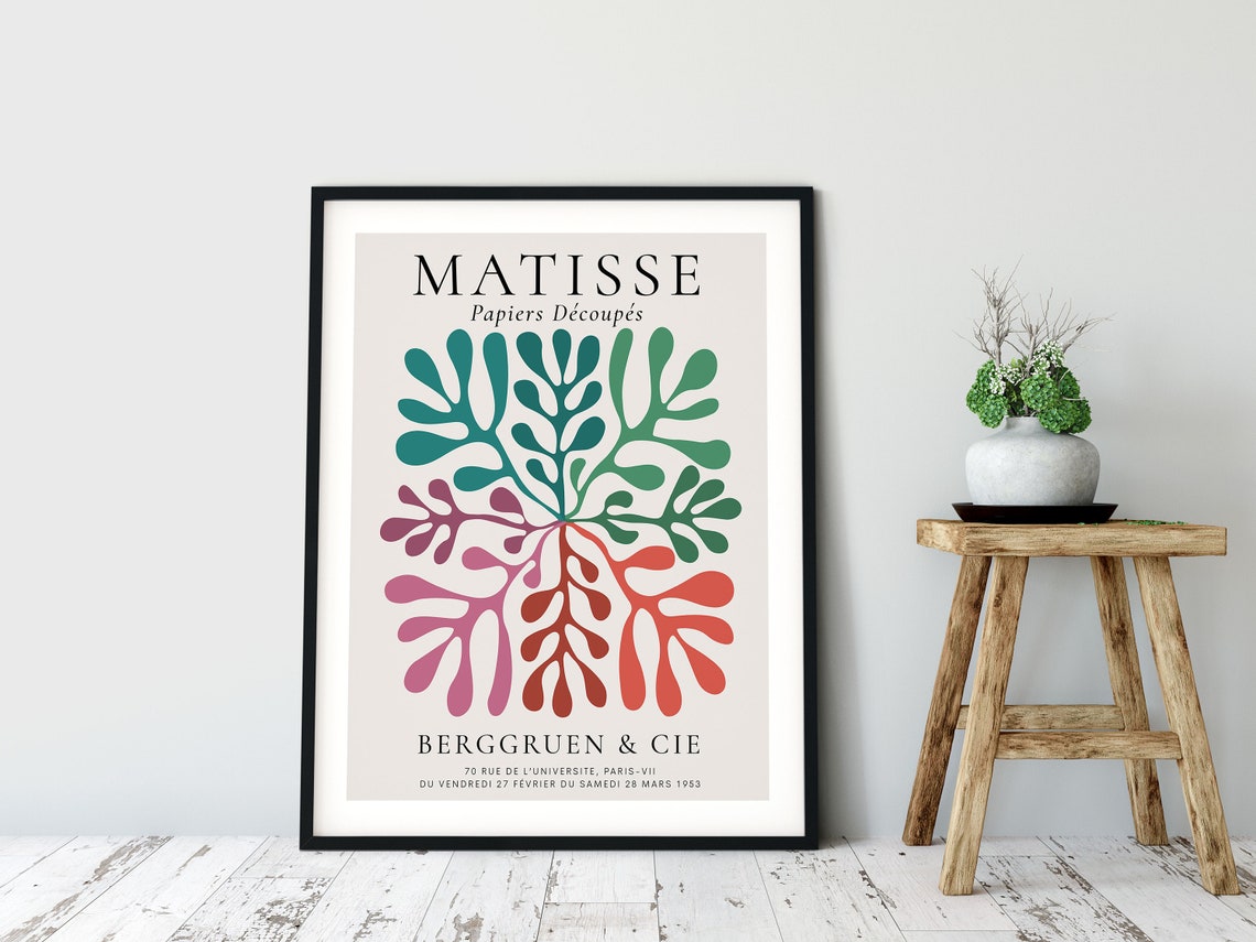 Henri Matisse Papiers Decoupes, Mid-Century Modern