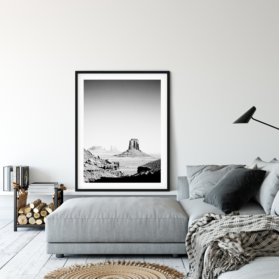 Monument Valley Arizona - Black & White Print