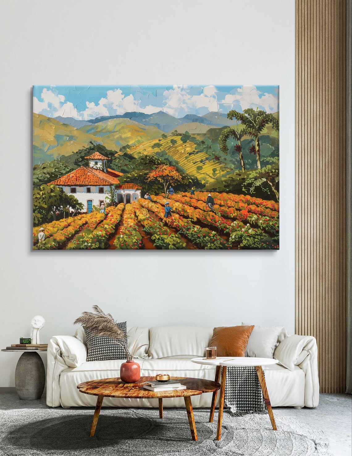 Minas Gerais Coffee Plantation Art Print, Brazil - Image 4