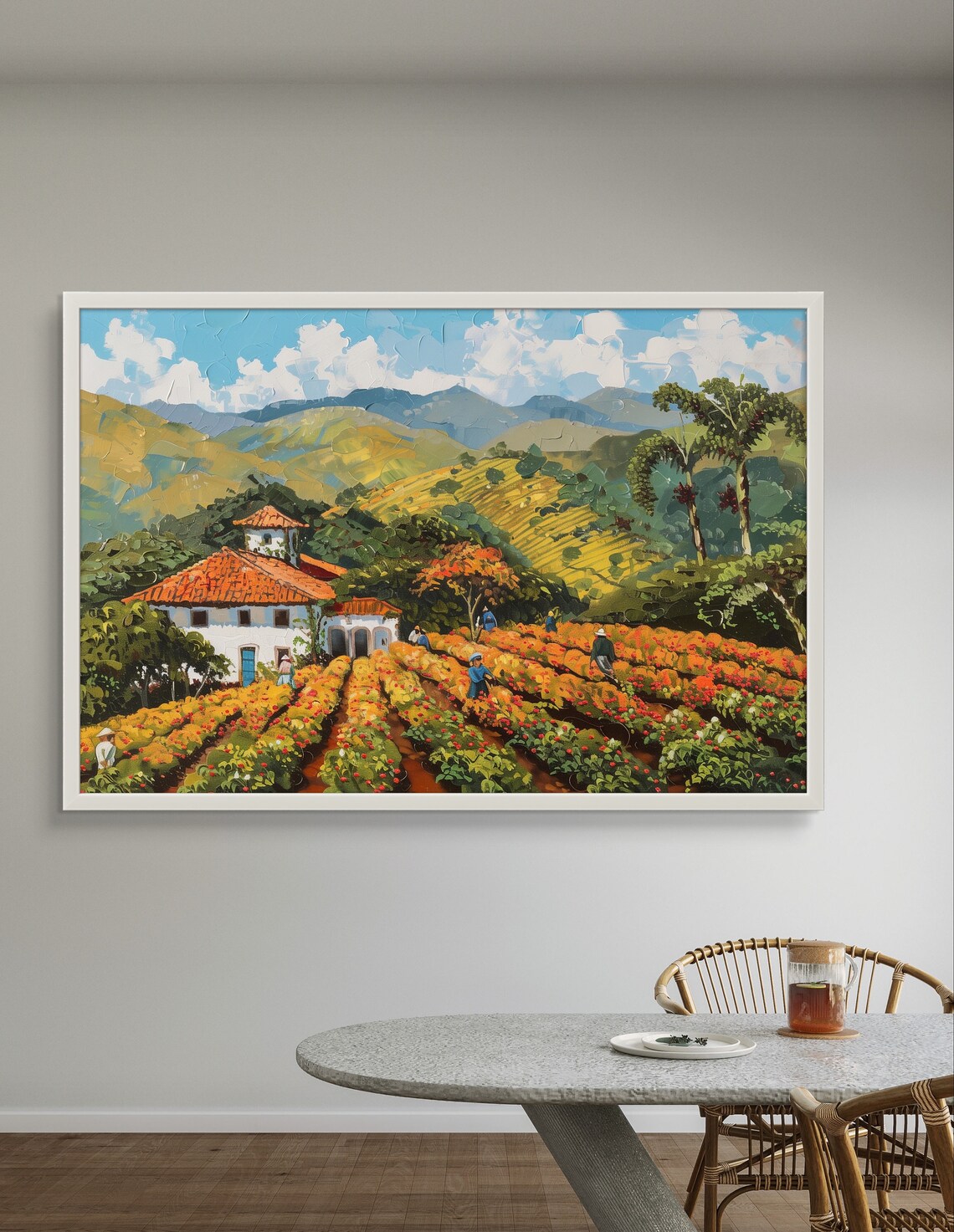 Minas Gerais Coffee Plantation Art Print, Brazil - Image 2