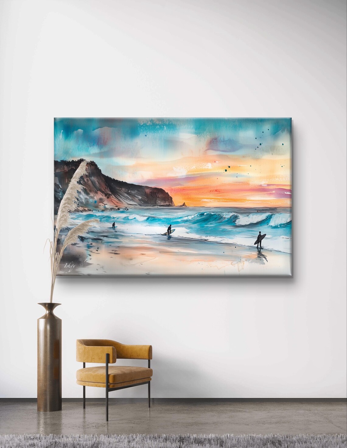 Todos Santos Watercolor Art Print, Baja California - Image 6