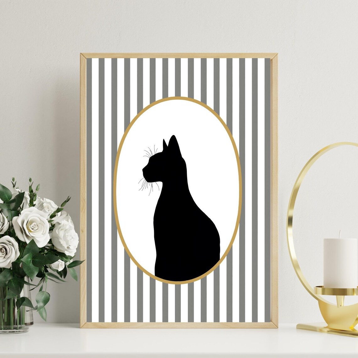 Halloween Wall Art Set Of 3, Minimalist Poster Print