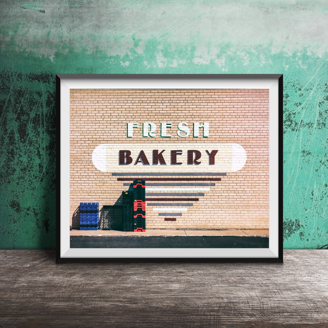 Fresh Bakery, Kitchen Decor Wall Art Print