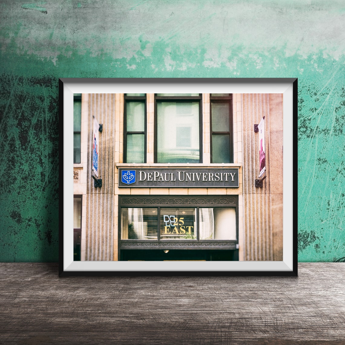 DePaul University 25 East Jackson Downtown Chicago Campus Poster