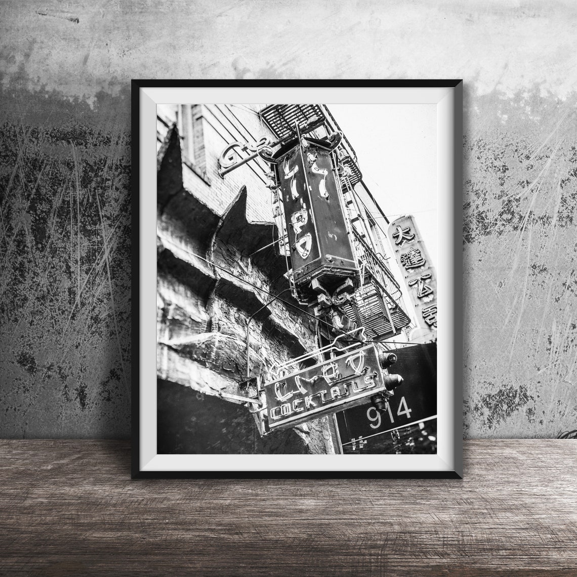 Li Po Lantern Neon Sign Chinatown San Francisco Night Poster - Image 2