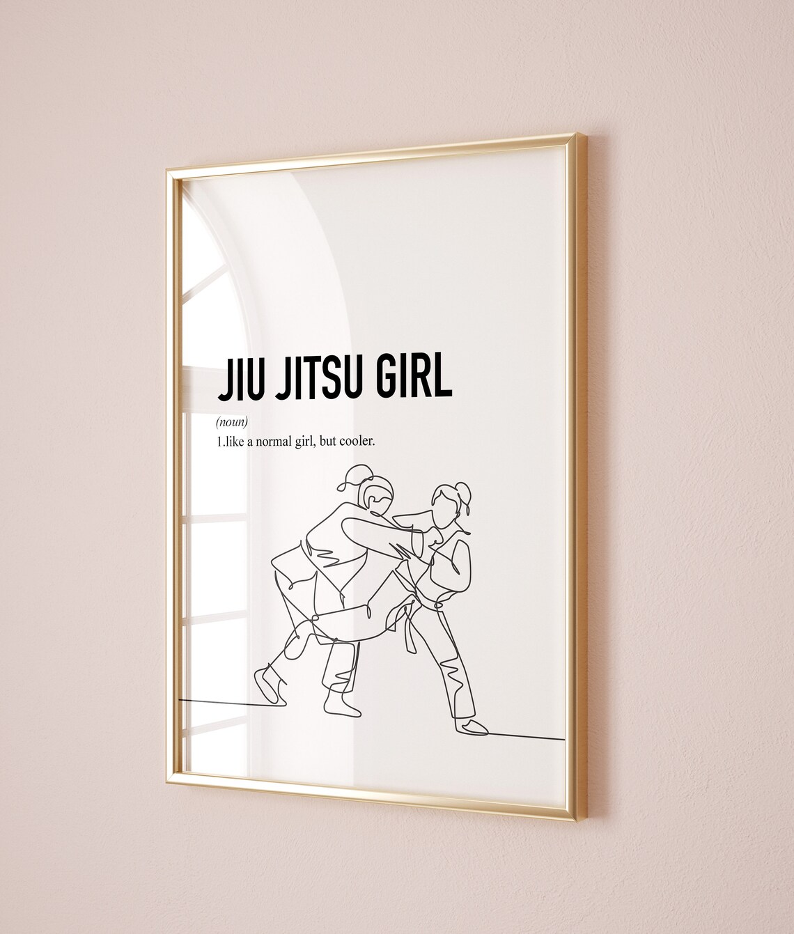 Jiu Jitsu Poster, Teen Room Decor Art Print - Image 2