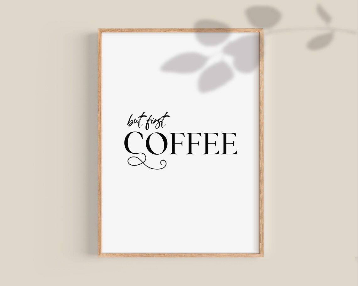 Coffee Coffee Bar Decor Funny Coffee Lover Art Print - Image 2