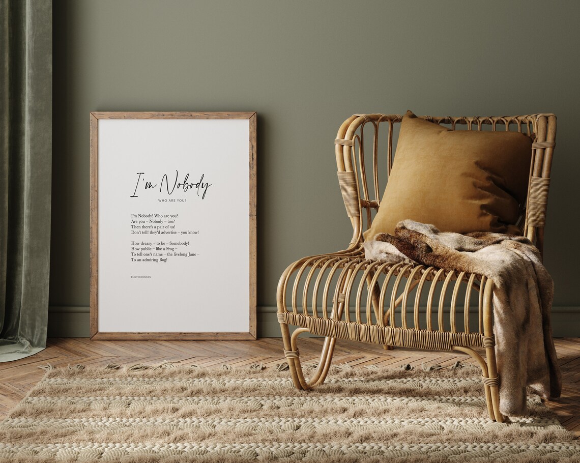 Emily Dickinson Quote, Literary Gift Art Print - Image 2
