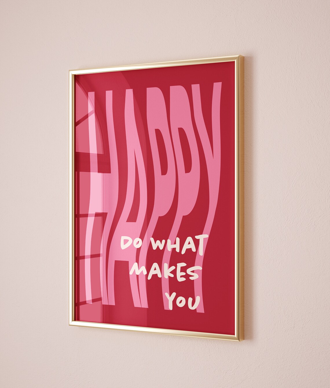 Do What Makes You Happy Retro Poster Print - Image 2