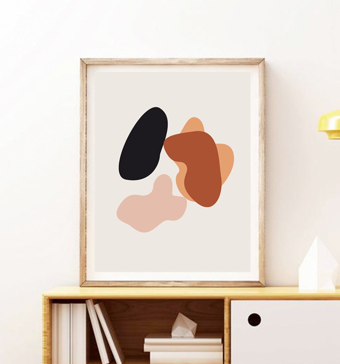 Abstract Wall Print Scandinavian Nordic Art Minimalist Poster Neutral Home Decor