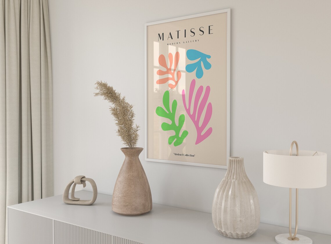 Matisse Print Henri Matisse Wall Art Matisse Exhibition Art Posters Unframed - Image 2