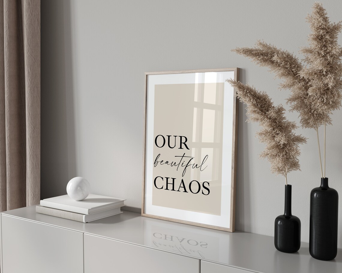 Beautiful Chaos Art Print, Hallway Wall Art - Image 2