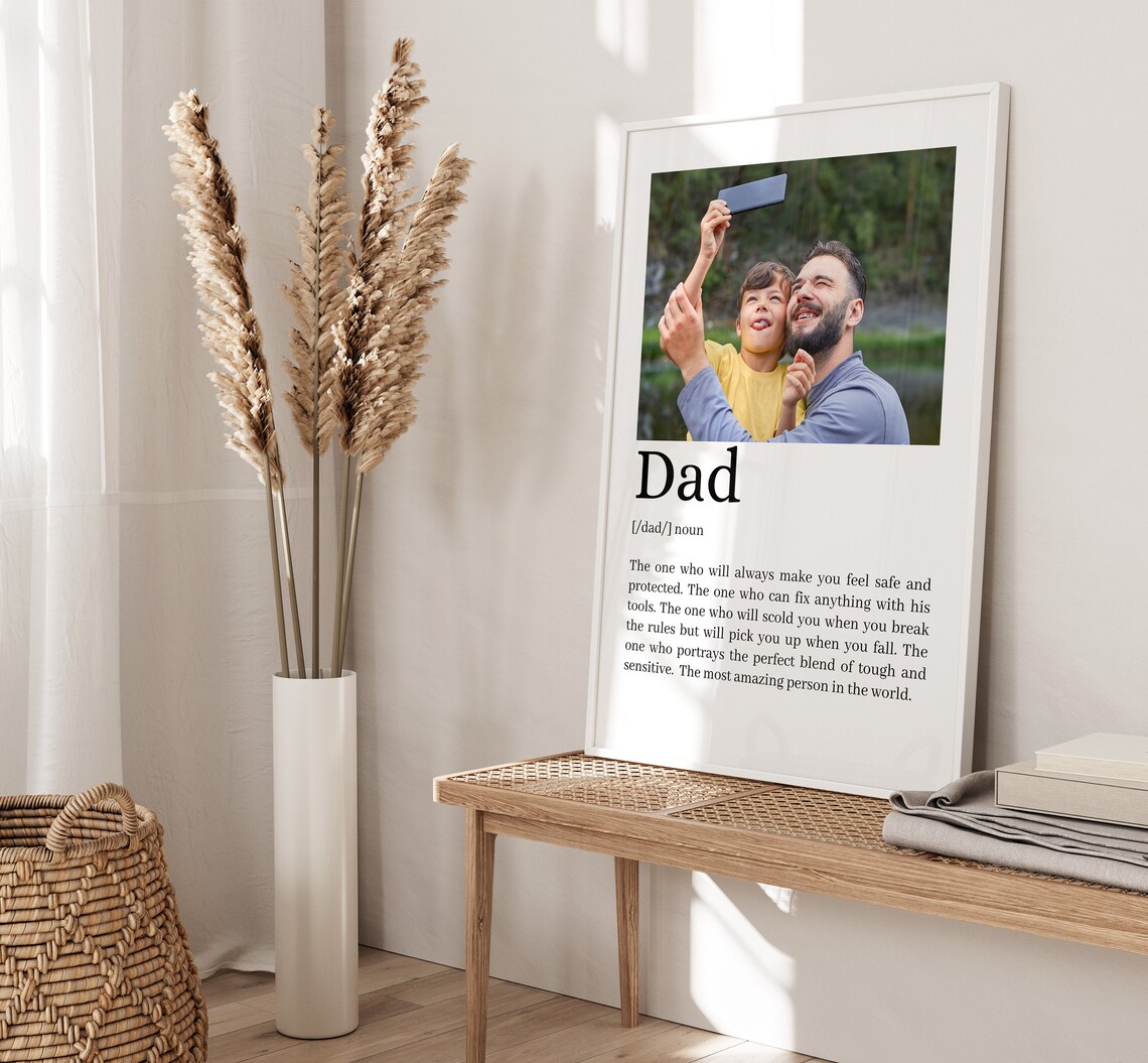 Father's Day Personalised Gift Dad Definition, Art Print - Image 4