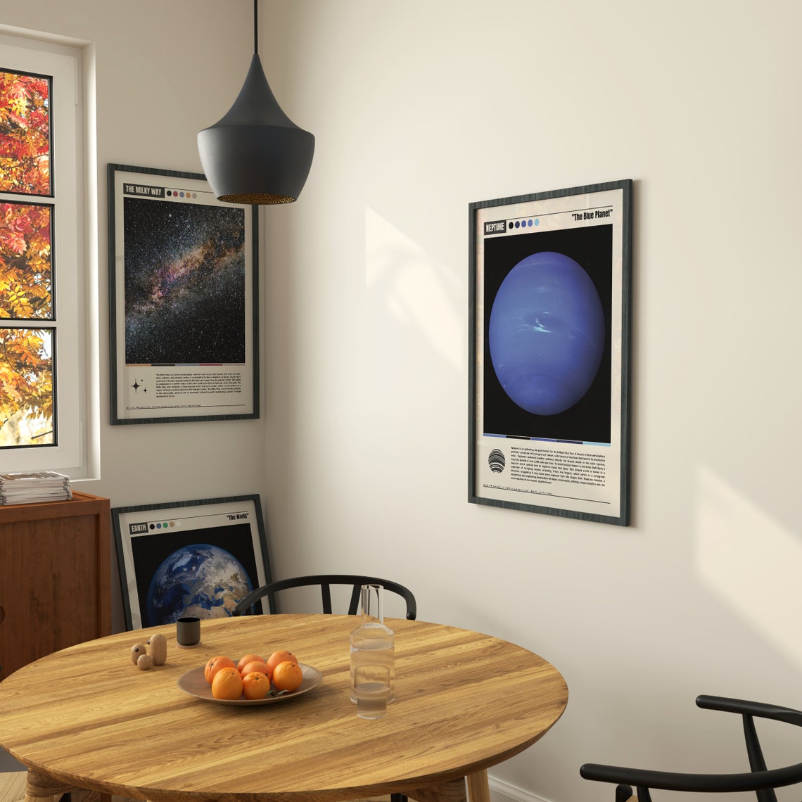 Neptune The Blue Planet Ice Giant Full Disc Space Photo Poster - Image 6