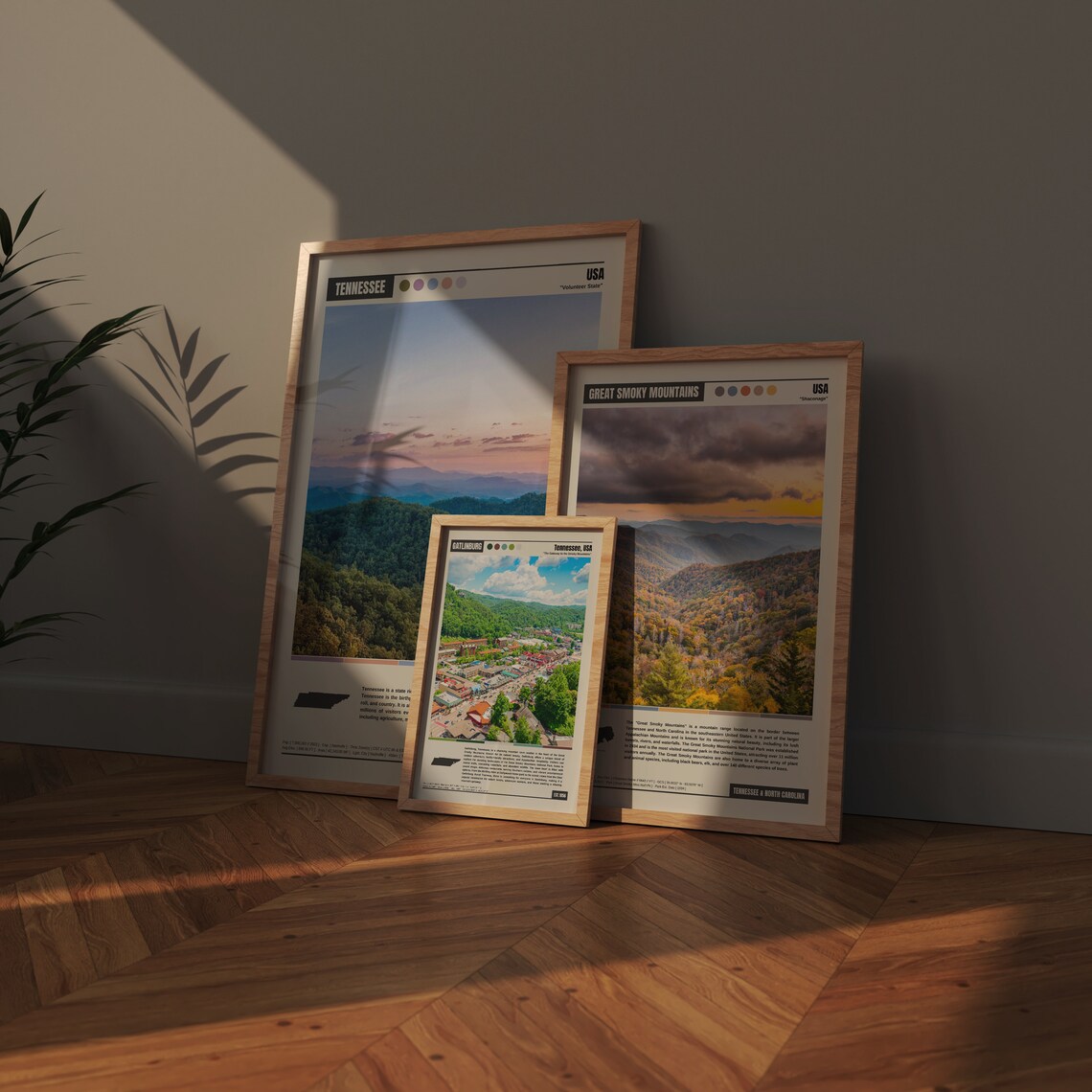 Gatlinburg Tennessee Gateway to the Smoky Mountains Travel Poster - Image 4