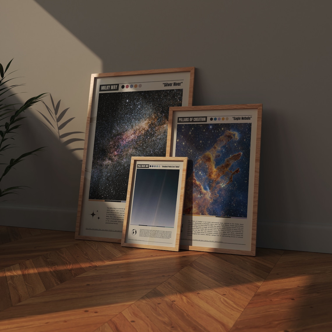 Pale Blue Dot NASA Art Print, Space Astronomy - Image 4