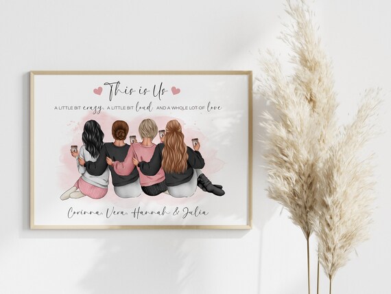 Personalized Gift for Best Friends Birthday Gift
