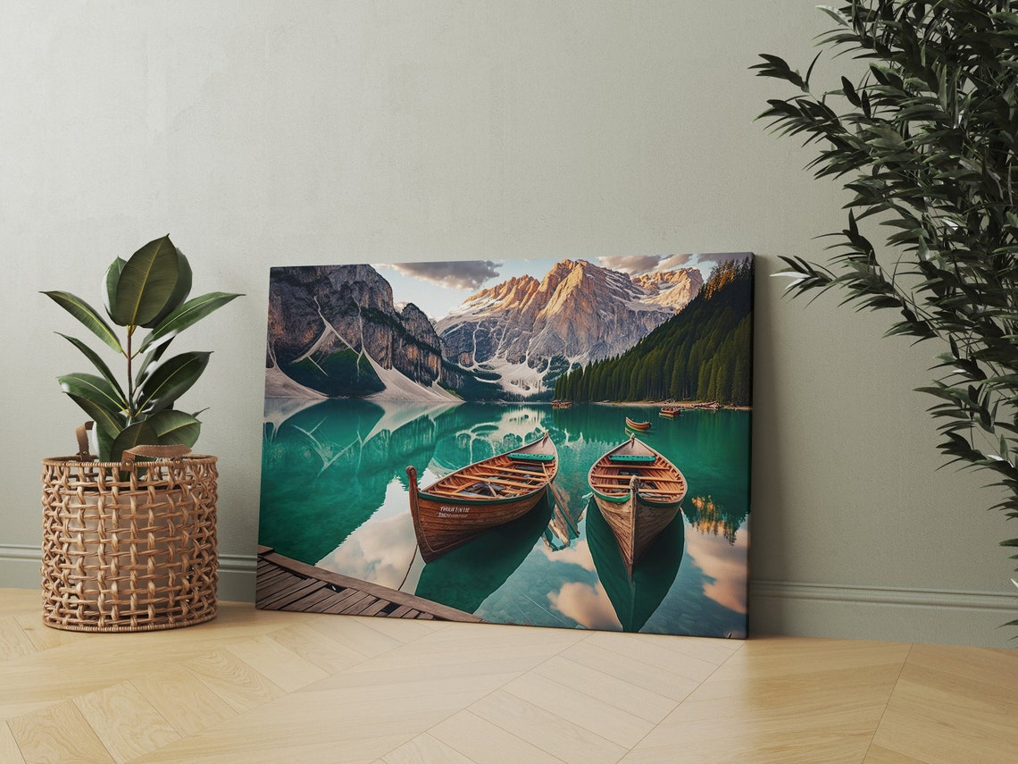 Banff Print Wall Art Print Banff Print Mountain Print Mountain Lake Print Mountain Large Mountain Lake - Image 2