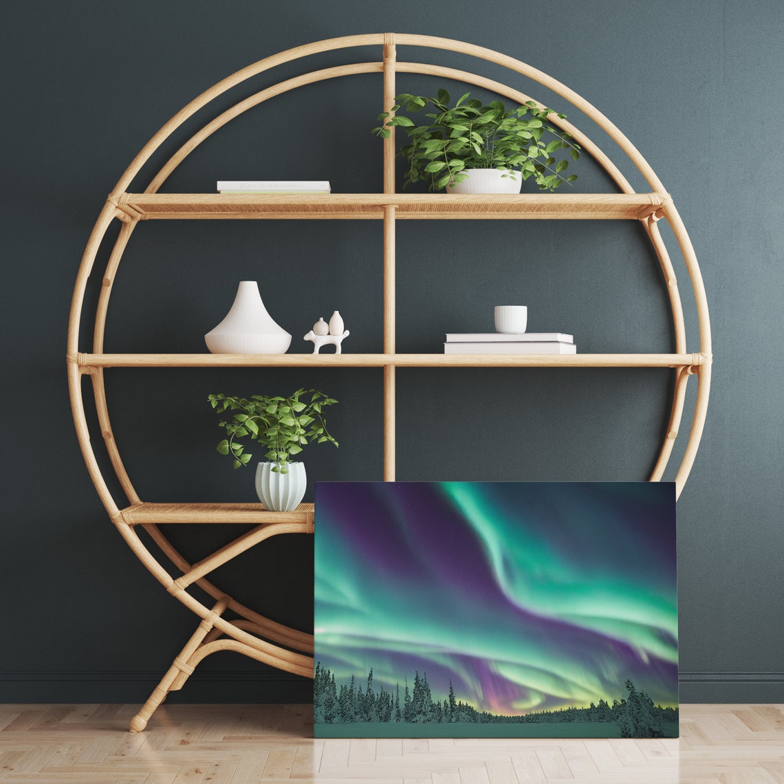 Northern Lights Print Wall Art Northern Lights Print Northern Lights Print Aurora Borealis Print Northern Lights Wall Art - Image 2
