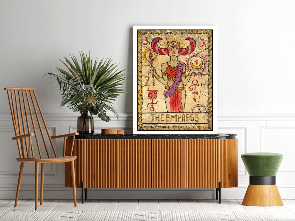 Tarot Card Print Wall Art Tarot Card The Empress Tarot Cards Print Tarot Print Tarot Card Wall Print Tarot Card Wall Art Print - Image 2