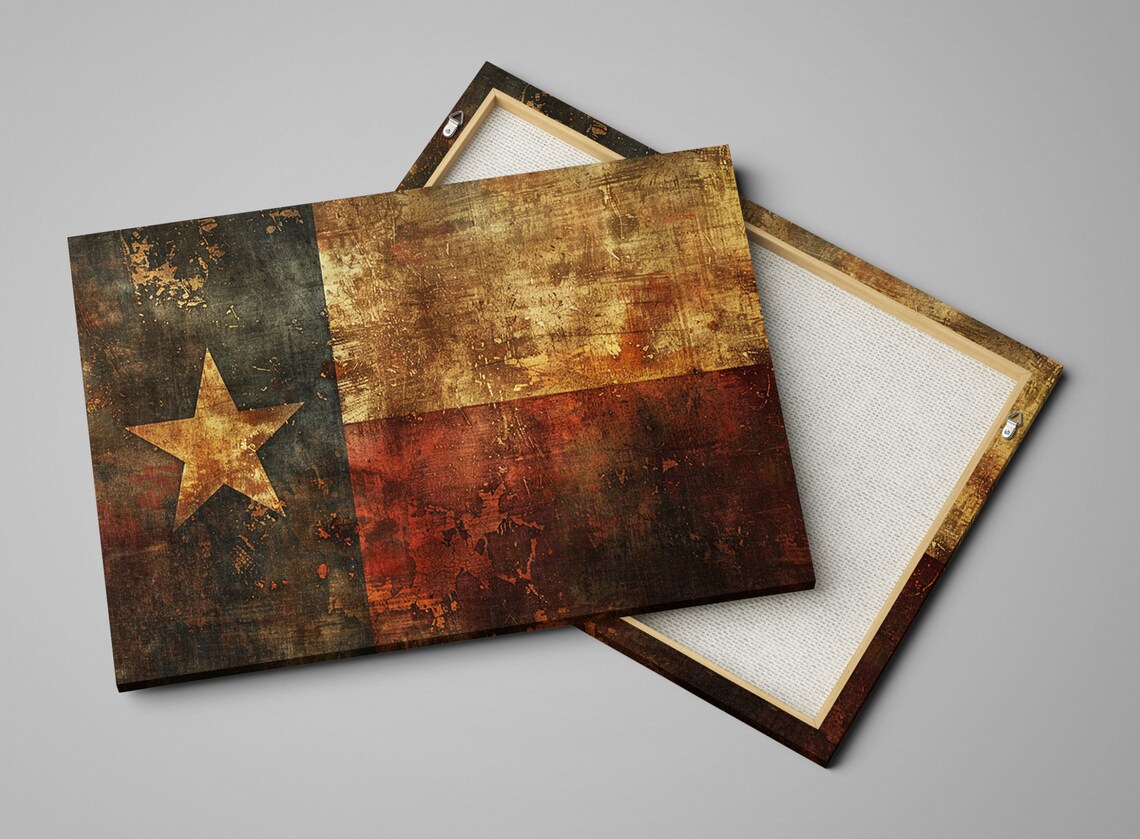 Texas Flag Art Print, Lone Star State Wall Decor - Image 4