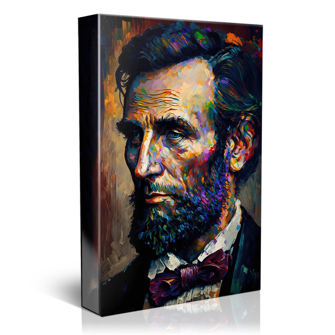 Abraham Lincoln Painting Reproduction, Presidential Print - Image 5