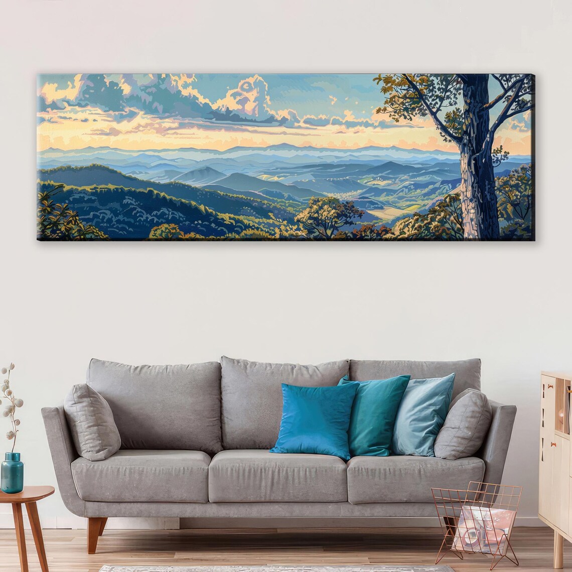 Blue Ridge Mountain National Park Panoramic Art Print - Image 3