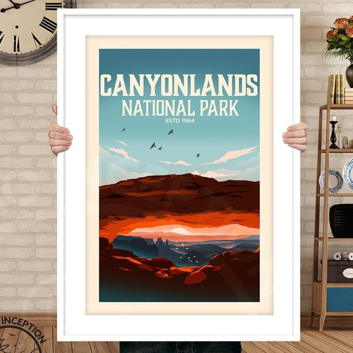 Canyonlands Utah National Park Travel Poster Print