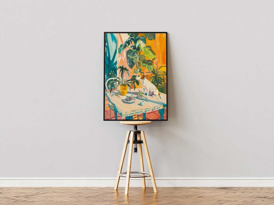 Retro Jack Russell Print, Vintage Kitchen Poster - Image 3