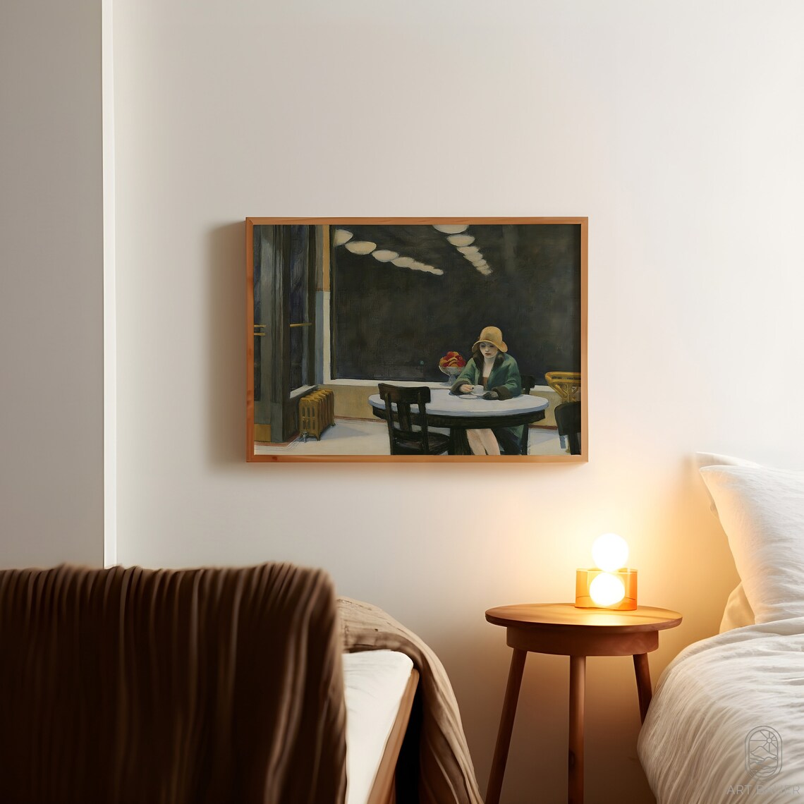 Edward Hopper's Automat, 1927 Cityscape Poster Print - Image 3
