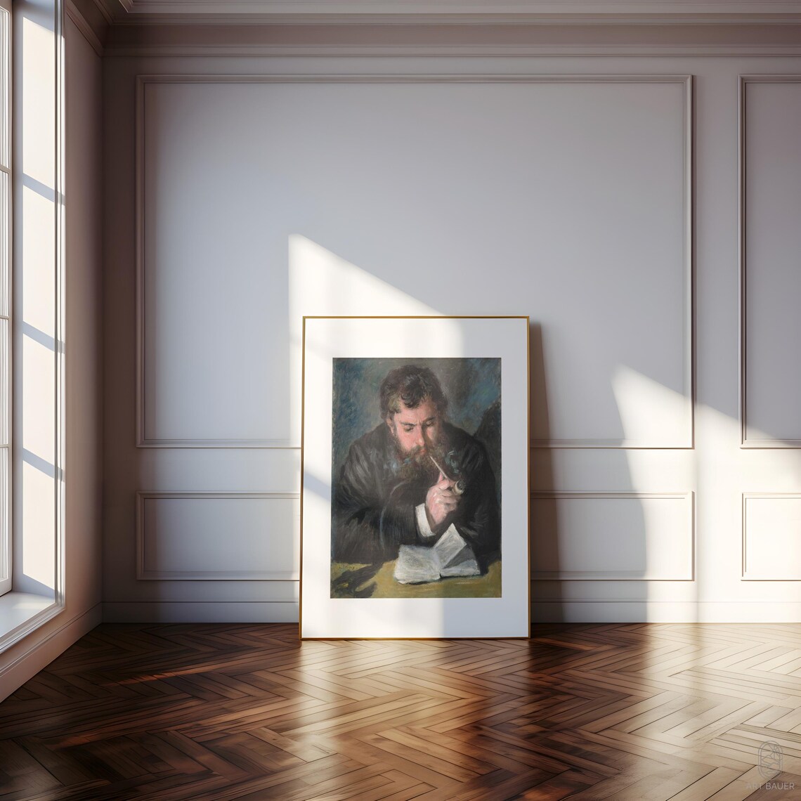 Claude Monet and Auguste Renoir 1872 Art Print - Image 4