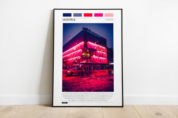 Montreal Travel Print Montreal Photography Montreal Travel Gift Montreal Wall Decor Montreal Art Print Downloads