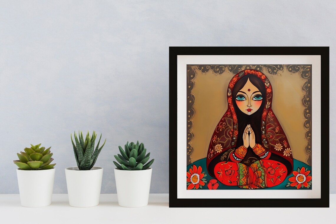 Russian Egg Doll Painting, Matroshkya Goddess - Image 2