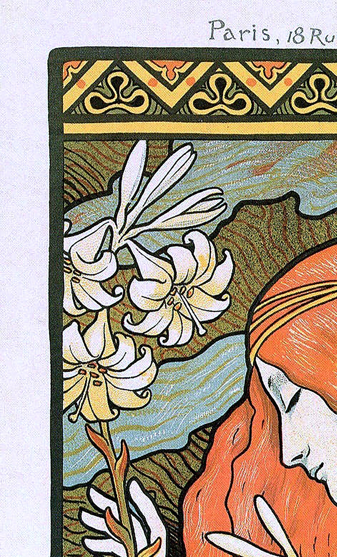 Art Nouveau Print, Paul Brothers Vintage Bohemian Artwork - Image 2
