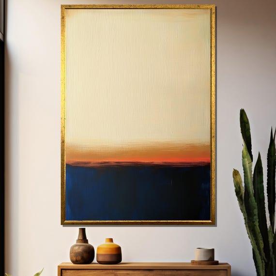 Mark Rothko Abstract Art, Contemporary Minimalist