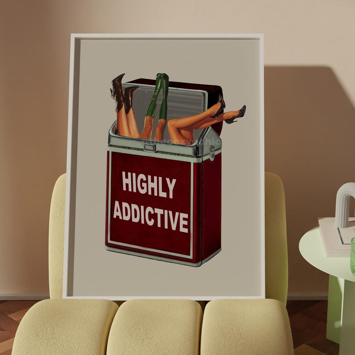 Retro Tobacco Print Vintage Poster Advertisement Art