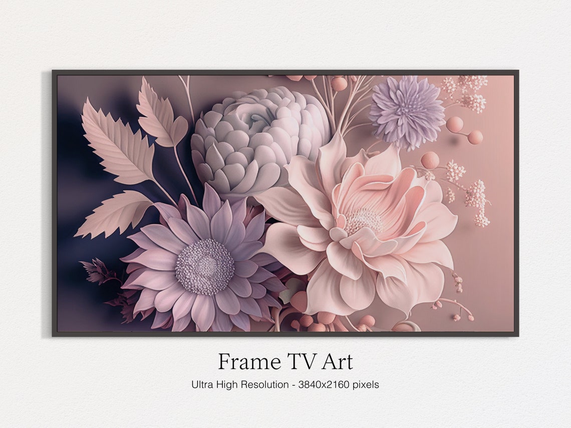 Modern Flowers Still Life Painting