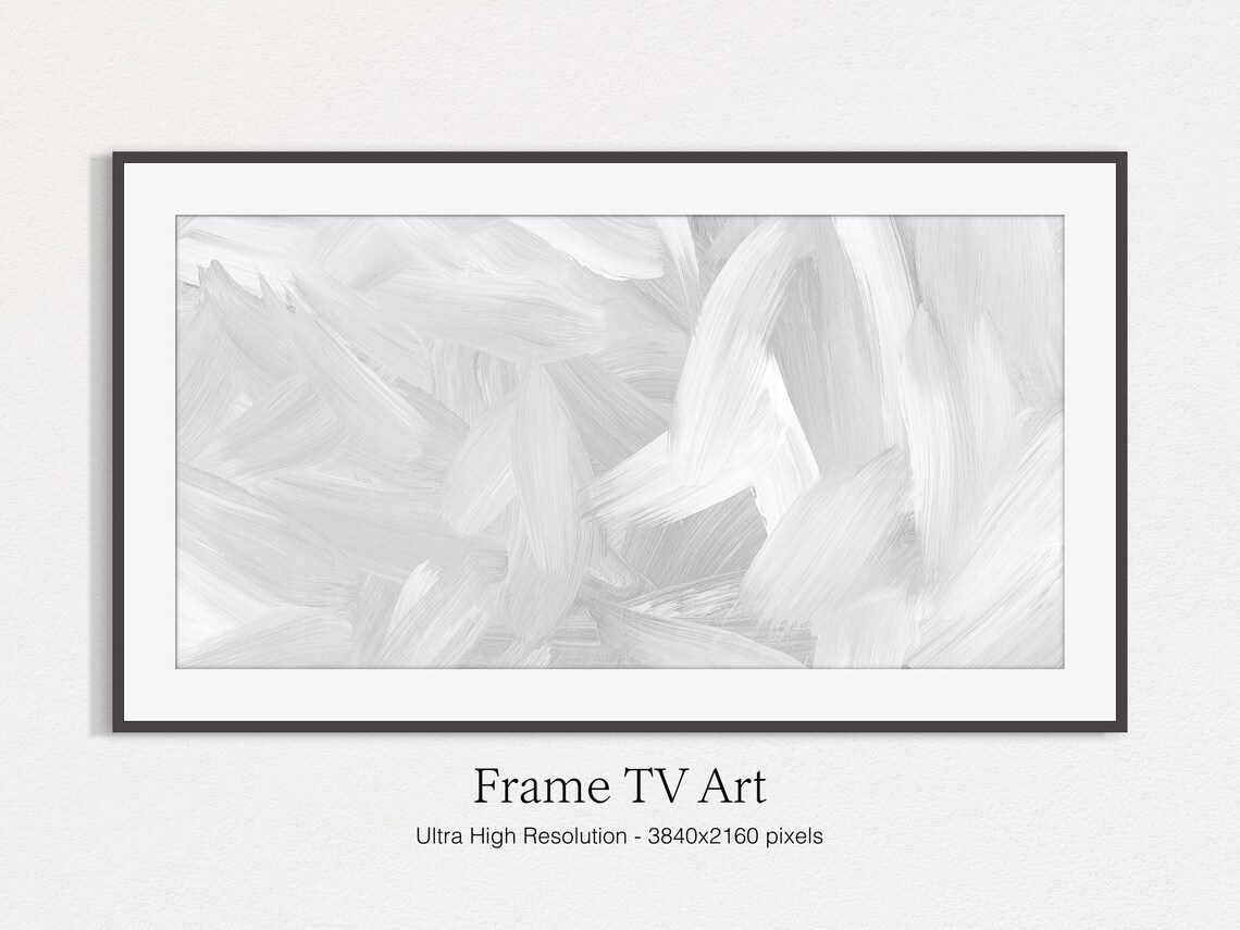 Abstract Neutral Texture Modern Painting Art Print - Image 4