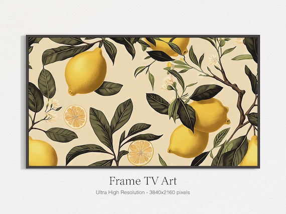 Modern Lemon Fruit Art Print
