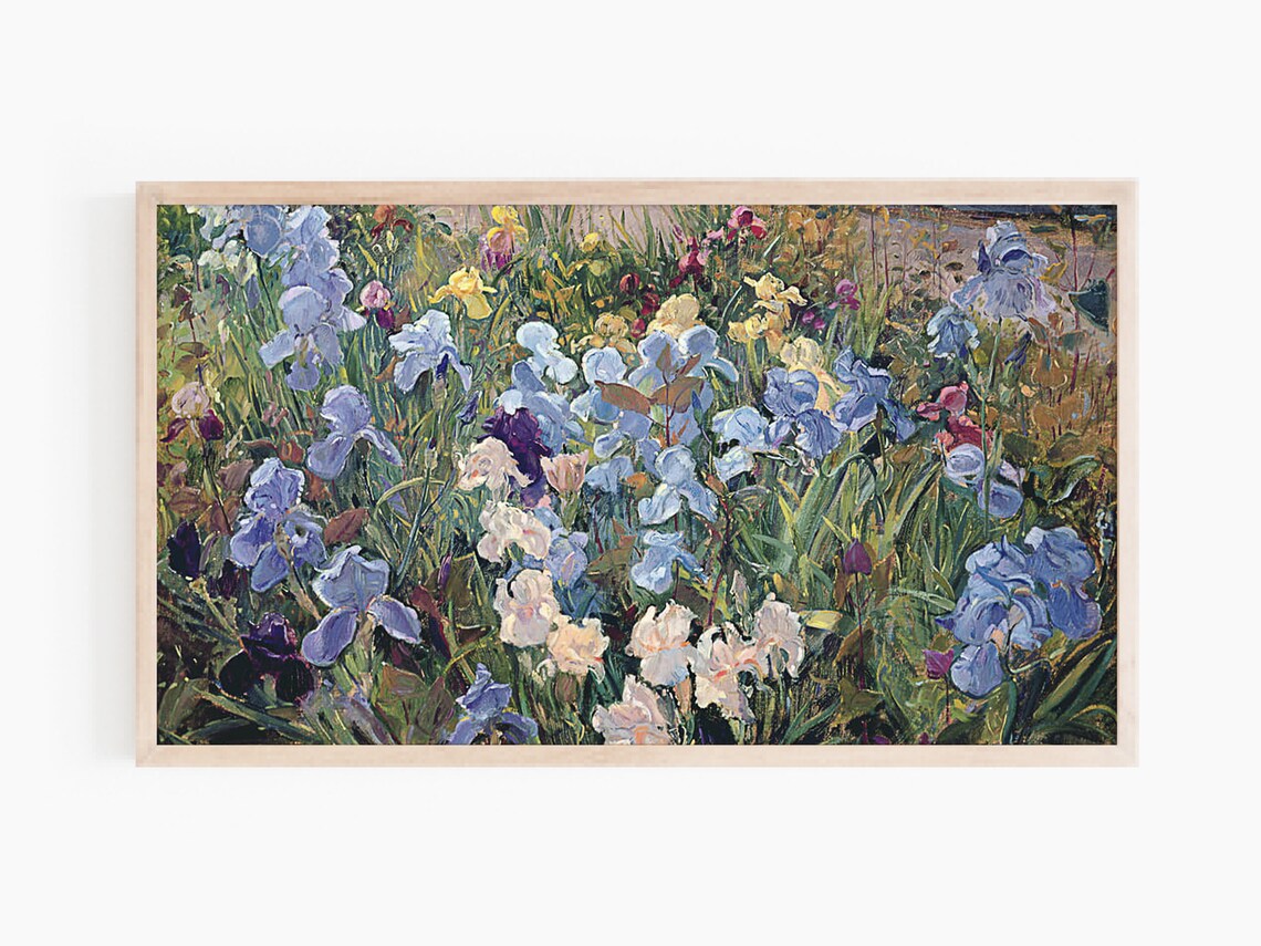 Vintage Oil Painting Flowers Still Life Art Print - Image 2