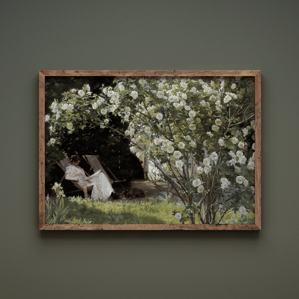 Spring Garden Seasonal Painting - Image 2