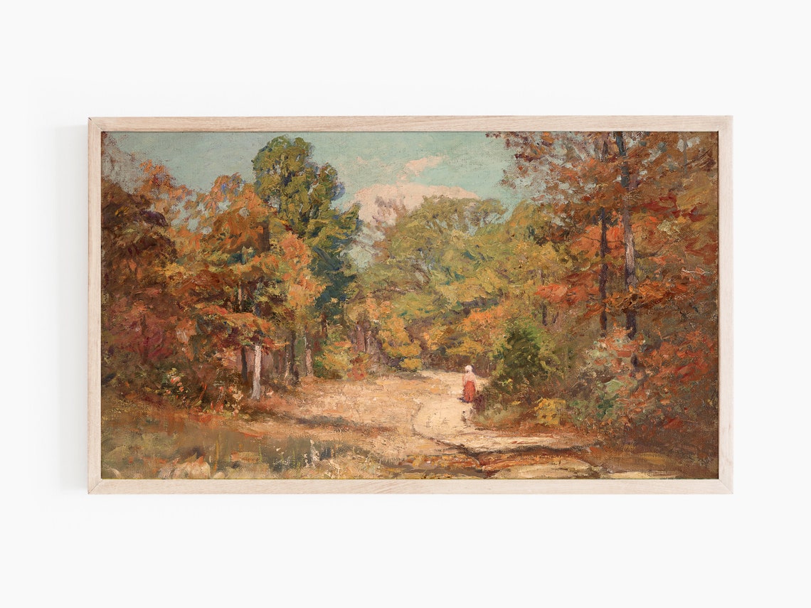 Autumn Trees Art for TV Frame Art Print - Image 3